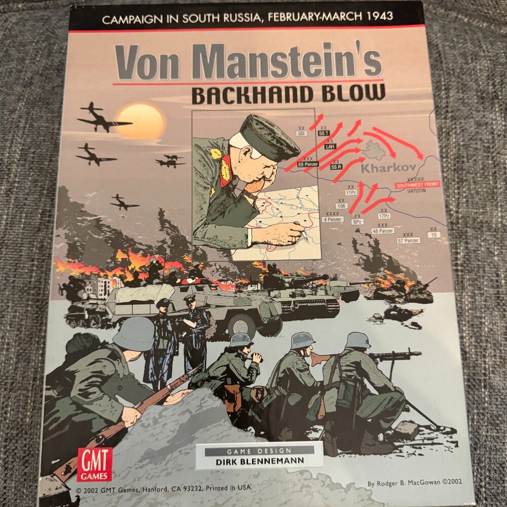 Von Manstein's Backhand Blow (open, punched) GMT0206